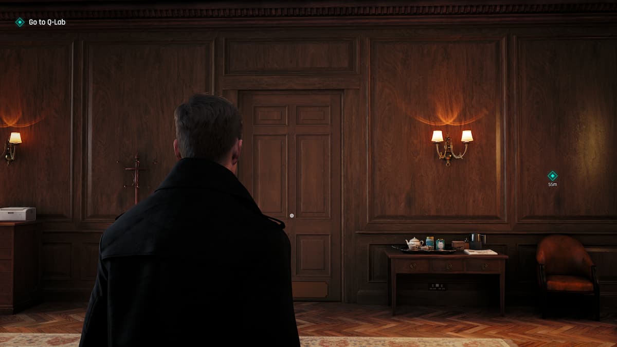 Captura de pantalla de 007 First Light con el FOV predeterminado