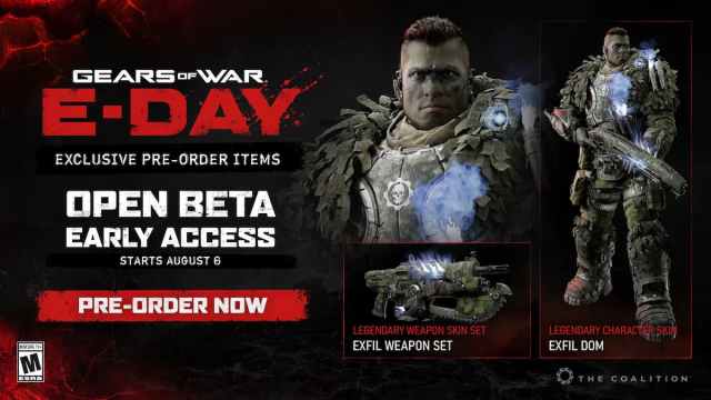 Explicación del bono de reserva del día electrónico de Gears of War, la edición premium y el acceso anticipado 8