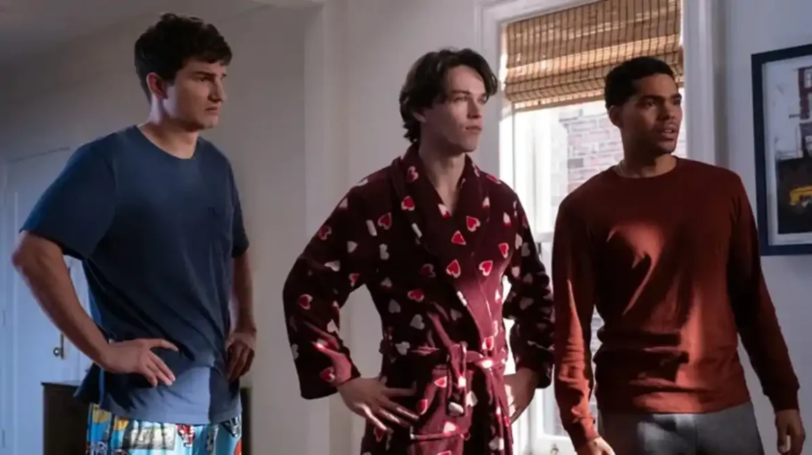 Will Angus, Jack Martin, and Nicholas Duvernay in Not Suitable for Work
