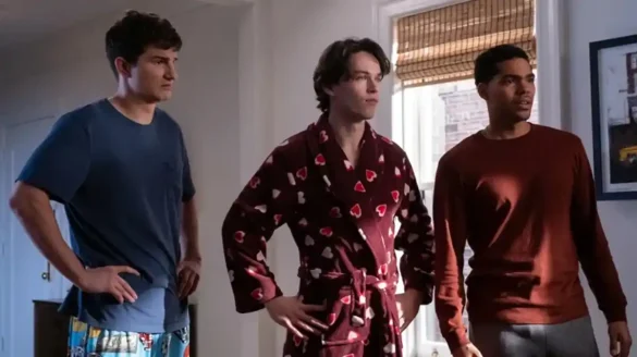 Will Angus, Jack Martin, and Nicholas Duvernay in Not Suitable for Work