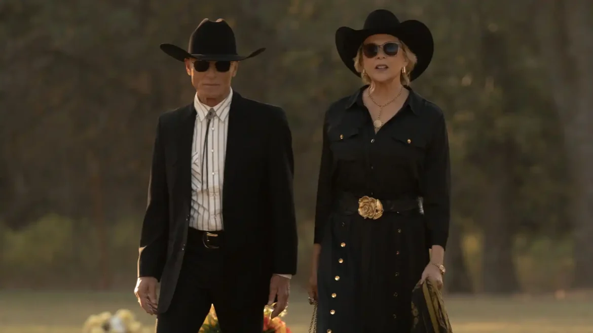 Ed Harris and Annette Bening in Dutton Ranch