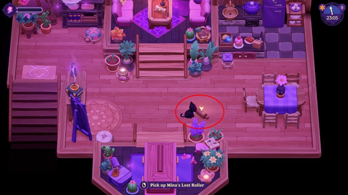Dónde encontrar el rodillo perdido de Mina en Moonlight Peaks 11 El rodillo perdido de Mina en Moonlight Peaks