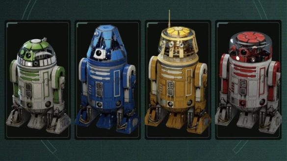 El bono de reserva de Star Wars Zero Company le da a los droides astromecánicos un cambio de imagen cristalino
