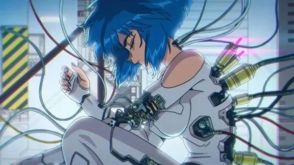 A still from The Ghost in the Shell