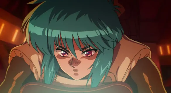 A still from The Ghost in the Shell Season 1